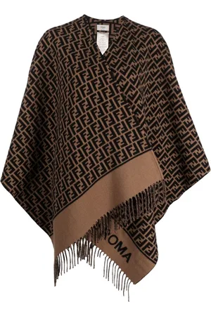 Fendi Poncho mit FF-Print