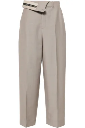 Fendi Tapered-Hose mit Bügelfalten