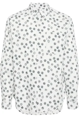 Maison Kitsuné Hemd mit grafischem Print