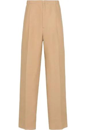 Fendi Straight-Leg-Hose aus Canvas