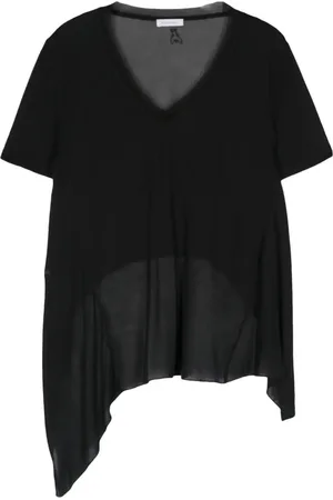 Patrizia Pepe T-Shirt mit asymmetrischem Einsatz