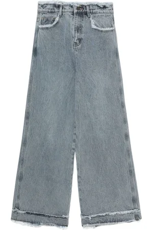tout a coup Jeans mit weitem Bein