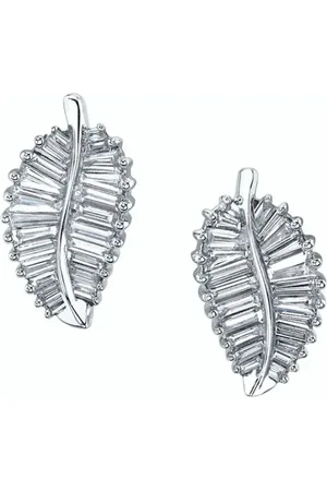 Anita 18kt Weißgoldohrstecker mit Diamanten