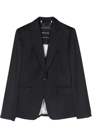 Kiton Einreihiges Sakko mit steigendem Revers