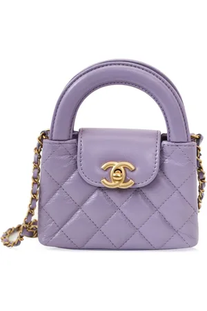 CHANEL Mini Kelly Handtasche mit Rautensteppung