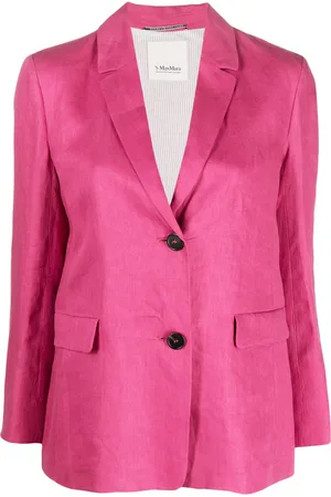 Max Mara Einreihiger Leinenblazer