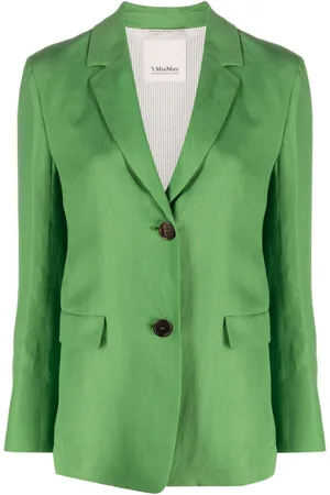 Max Mara Einreihiger Leinenblazer