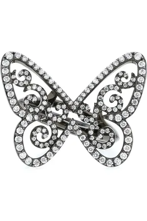 MESSIKA 18kt Arabesque Schwarzgoldring mit Diamanten