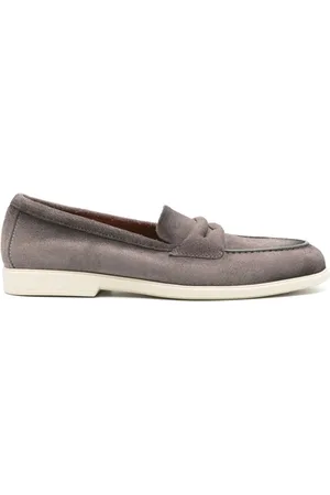 santoni Loafer im Used-Look