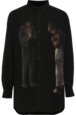 YOHJI YAMAMOTO Hemd mit Kunst-Print