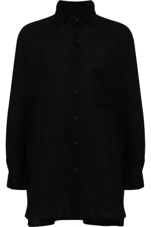 YOHJI YAMAMOTO Hemd mit Kontrasteinsätzen
