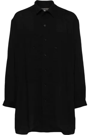 YOHJI YAMAMOTO Hemd mit Kontrasteinsätzen