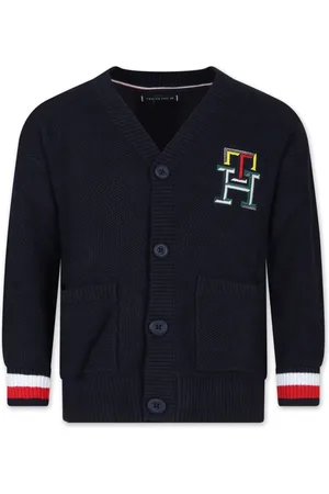 Tommy Hilfiger Cardigan mit Logo-Applikation