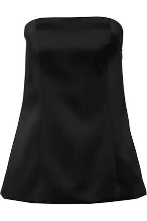 Carolina Herrera Schulterfreies Satin-Top