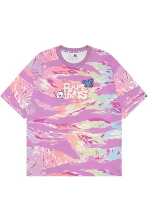 A Bathing Ape T-Shirt mit Camouflage-Print
