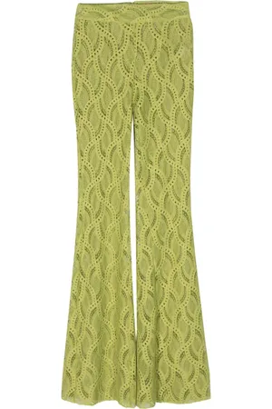ERMANNO SCERVINO Ausgestellte Hose mit Häkelmuster