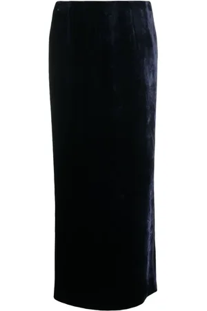 Fendi Maxirock aus Velours