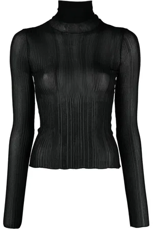 Givenchy Semi-transparentes Strickoberteil