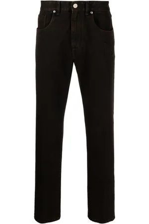 Fendi Halbhohe Straight-Leg-Jeans