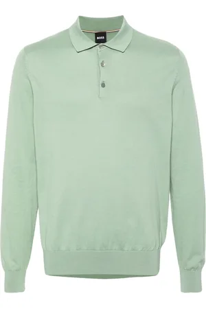 HUGO BOSS Poloshirt mit langen Ärmeln