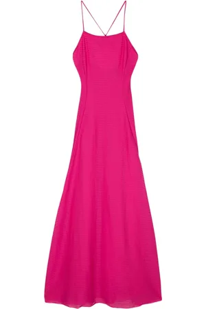 Emporio Armani Geripptes Maxikleid