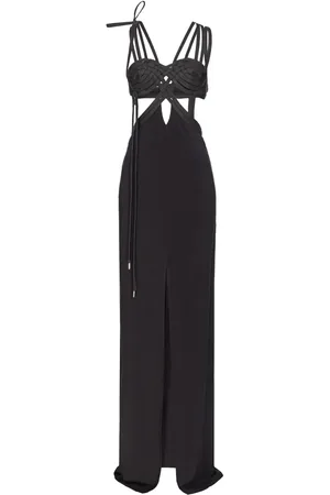 Pinko Maxikleid mit Cut-Out