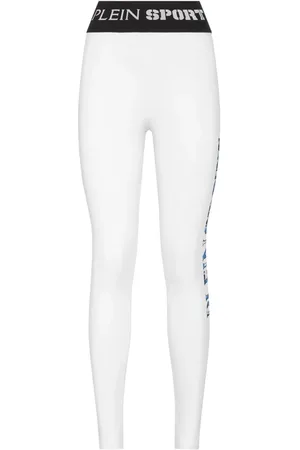 Philipp Plein Sport-Leggings mit Logo-Print