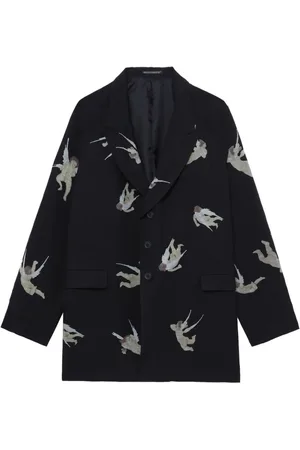 YOHJI YAMAMOTO Sakko mit Engel-Print