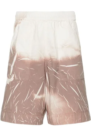 Stone Island Stretchbund-Shorts mit abstraktem Print