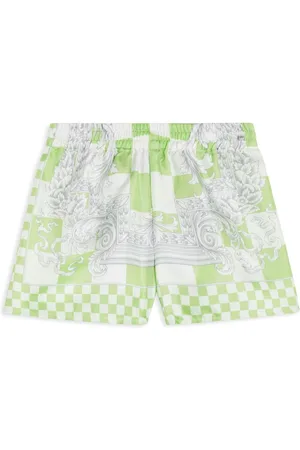 VERSACE Medusa Contrasto Shorts aus Seide