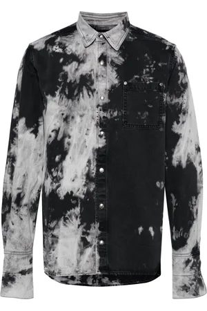 LGN LOUIS GABRIEL NOUCHI Jeanshemd mit Batik-Print