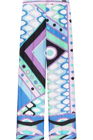 Puccini Seidenhose mit Vivara-Print