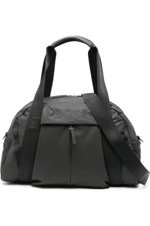 HUGO BOSS Reisetasche mit gummiertem Logo