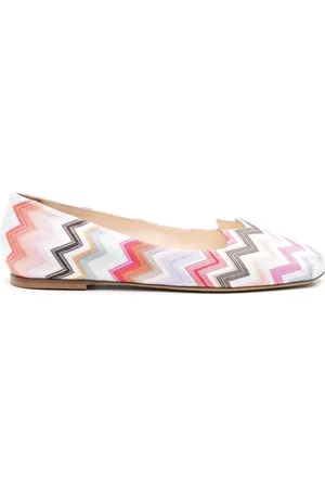 Missoni Ballerinas mit Zickzackmuster