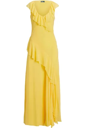 Ralph Lauren Maxikleid mit Rüschen