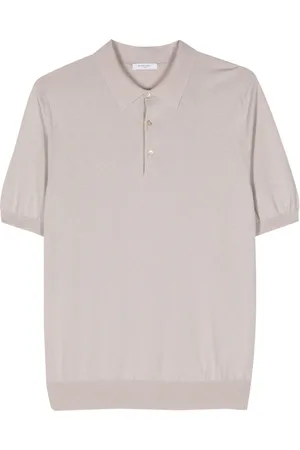 Boglioli Fein gestricktes Poloshirt