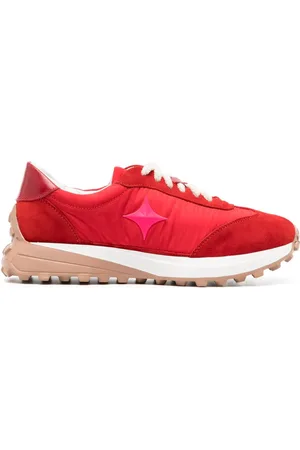 Madison.Maison Sneakers mit Wildlederbesatz