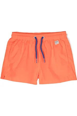 MC2 SAINT BARTH Badeshorts mit Logo-Applikation