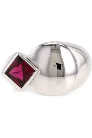Fred 18kt Modern Weißgoldring mit Turmalin