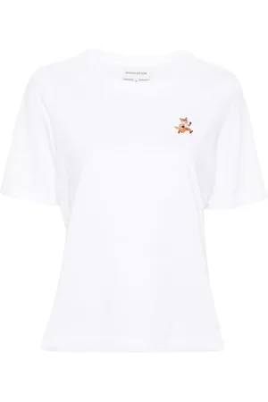 Maison Kitsuné T-Shirt mit Speedy Fox-Applikation