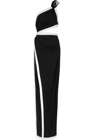 Balmain Asymmetrisches Abendkleid
