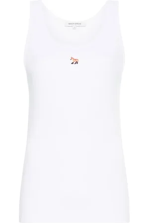 Maison Kitsuné Geripptes Top
