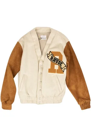 Rhude "Beige/Tan" Bomberjacke aus Wildleder