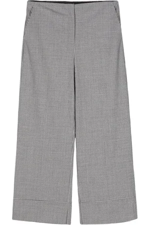 THEORY Gerade Hose mit Karomuster