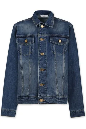 Golden Goose Jeansjacke mit Logo-Print