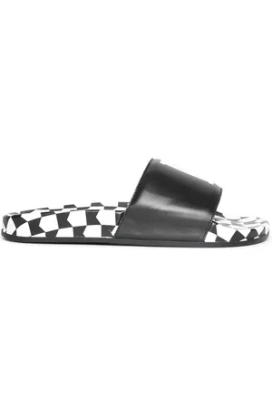Rhude Pantoletten mit Logo-Print