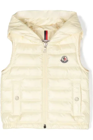 Moncler Couronne Weste mit Logo-Applikation