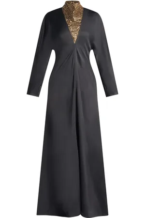 Salvatore Ferragamo Abendkleid mit Schmuckstein