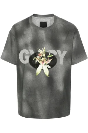 Givenchy Ausgeblichenes T-Shirt mit Logo-Print