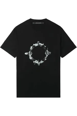 JULIUS T-Shirt mit abstraktem Print